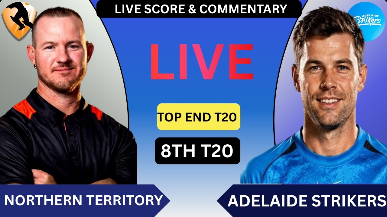 ADELAIDE STRIKERS ACADEMY VS NORTHERN TERRITORY STRIKE | ACA/NTS, 8th T20 | Live Score & Commentary