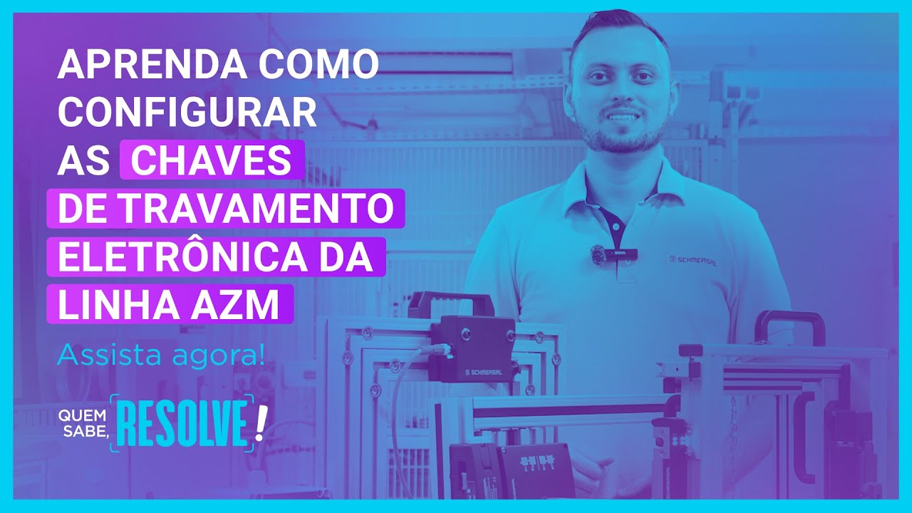 Aprenda como configurar as chaves eletrônicas com travamento da Linha AZM