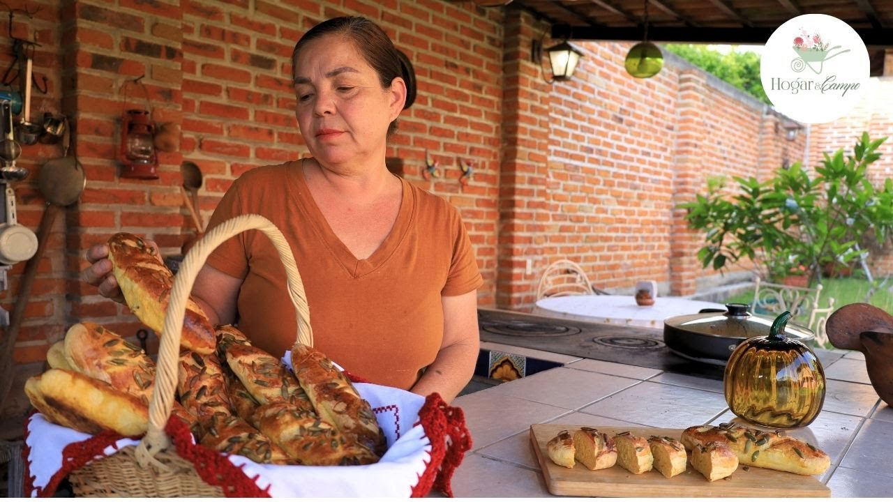 Pan artesanal de Calabaza a la Leña: Hecho en Horno de Barro