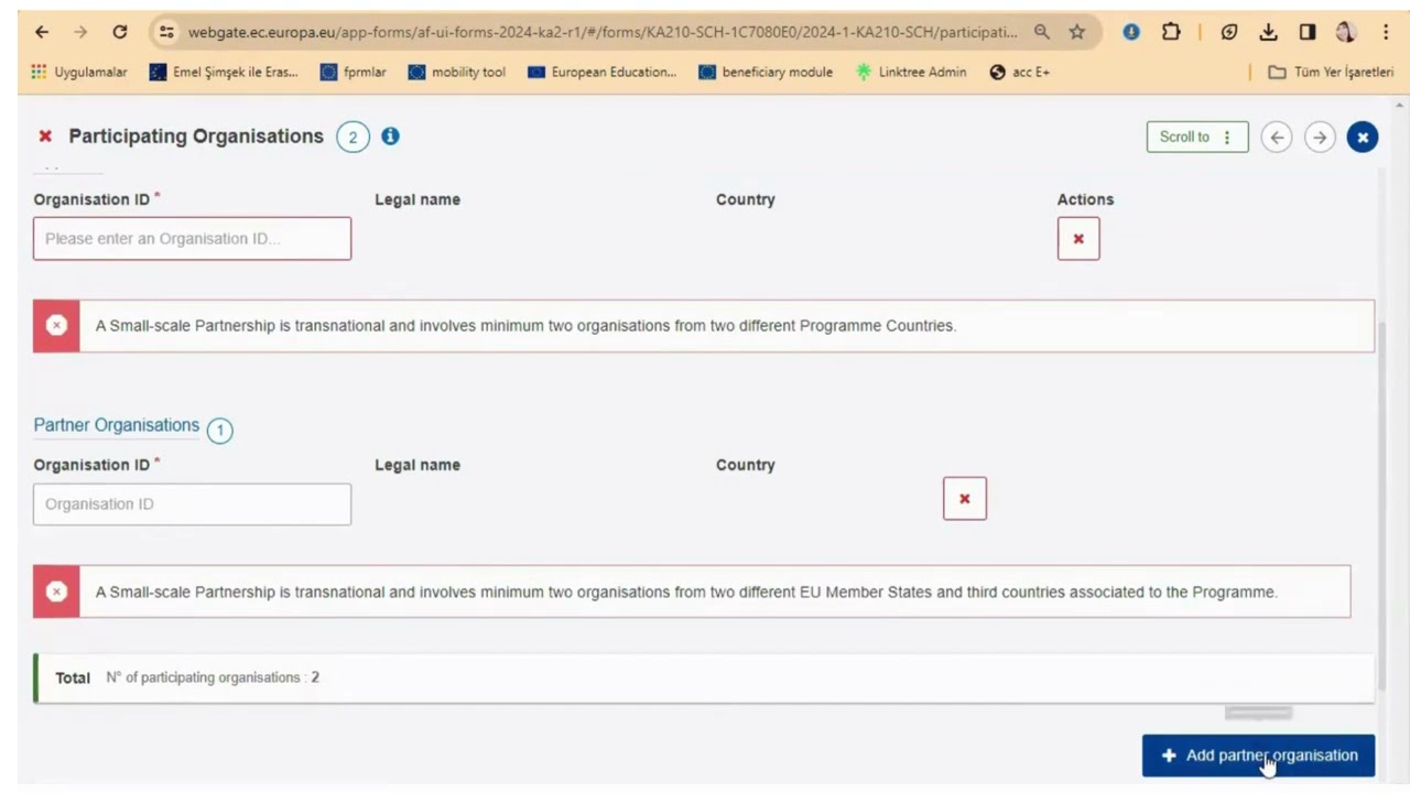 2024 yılı Erasmus+ Ka210 formuna hızlıca göz atalım mı?