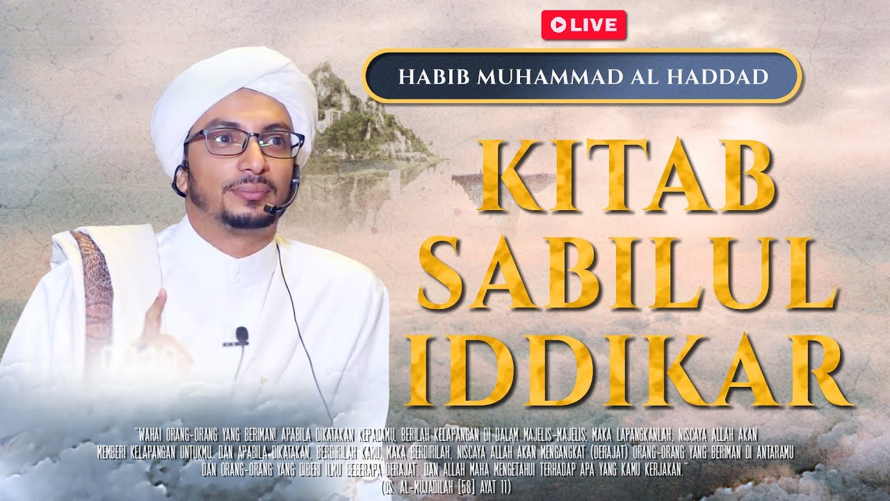 🔴[LIVE ] KITAB SABILUL IDDIKAR | HABIB MUHAMMAD BIN ALWI AL HADDAD | MRBJ TV
