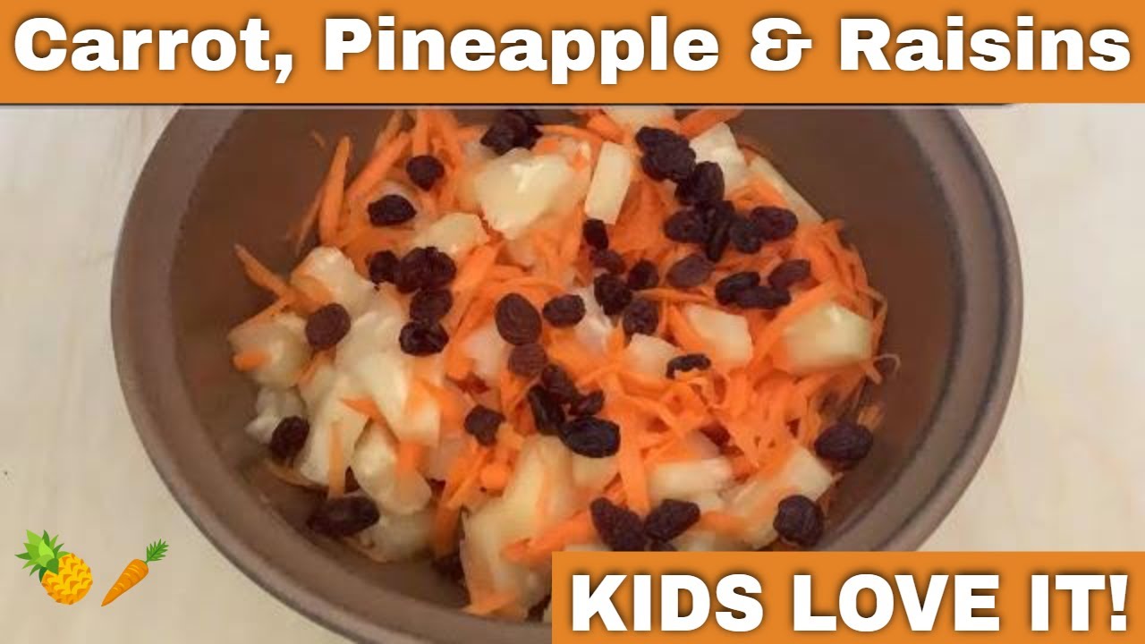 How to make a carrot salad recipe with pineapple  carrot