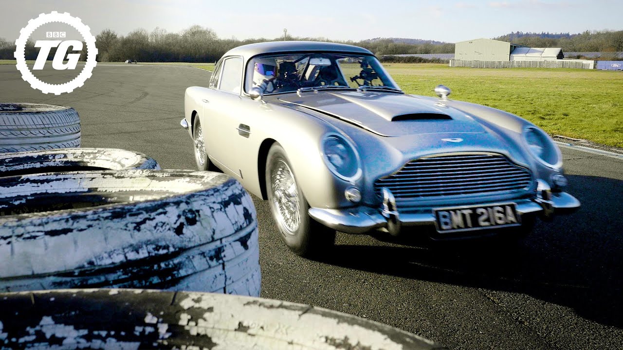 StigCam: Sideways in an Aston Martin DB5 Bond Stunt Car | Top Gear