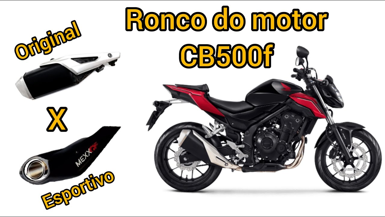 Escapamento Esportivo x Original #cb500f #lideracustomgarage