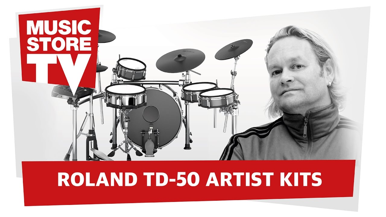 ROLAND TD-50 E-Drum Kit Artist Series Demo with Dirk Brand
