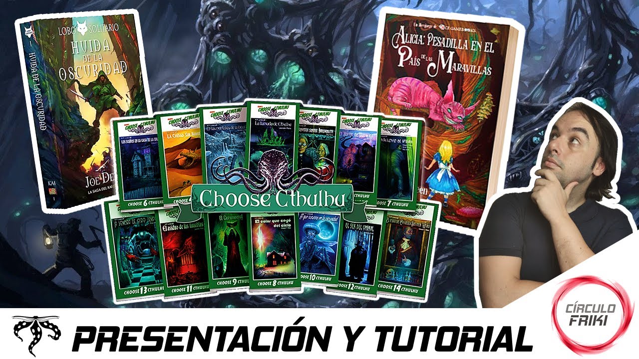 ⭕ LIBROJUEGOS: Alicia, Lobo Solitario y Choose Cthulhu  📚 Presentación y tutorial 📚 Celaeno Books