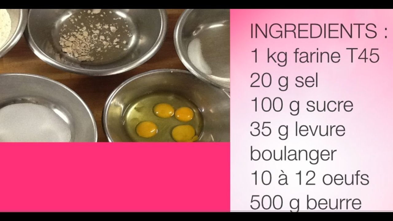 apprendre pas à pas à faire la pâte à brioche à la main ou au batteur