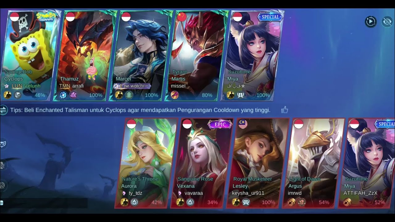 [CLASSIC DUO] Cyclops - Mobile Legends