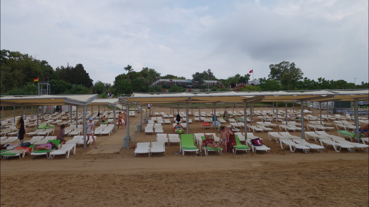 Пляж отеля Club Sidelya Hotel.  Hotel beach