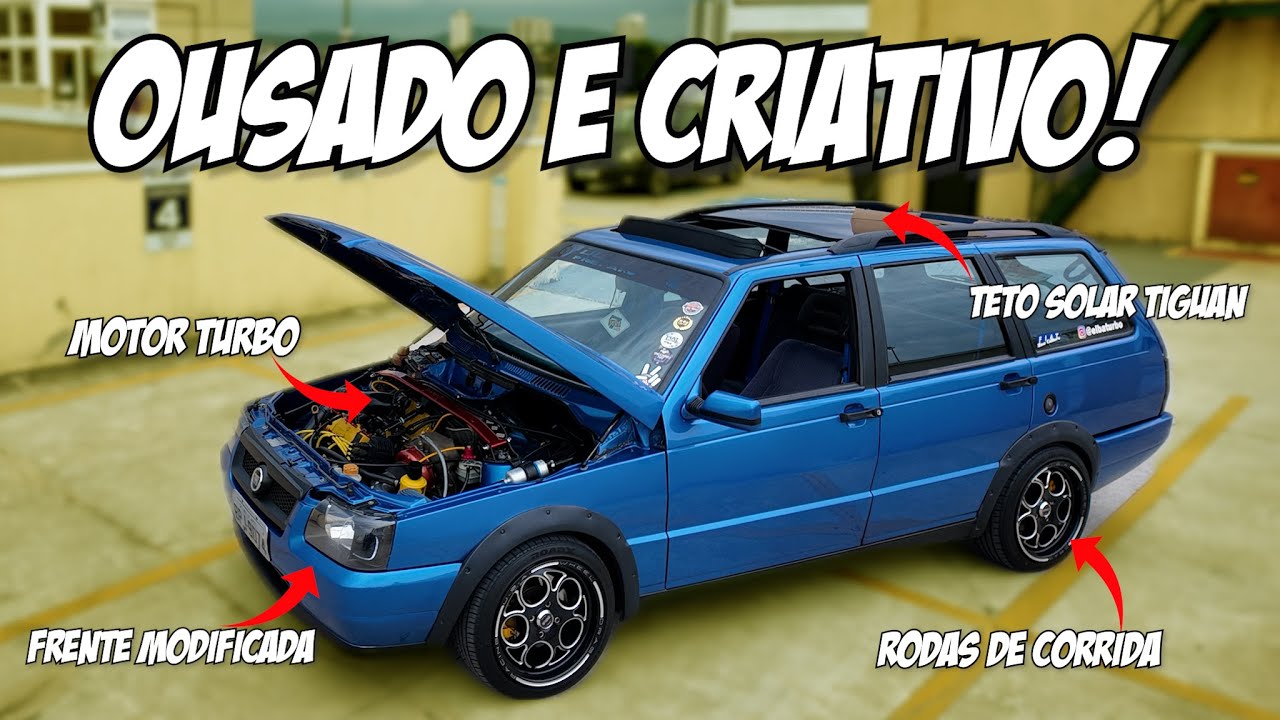 FIAT ELBA TURBO COM TETO SOLAR DA VW TIGUAN - 7008FILMS
