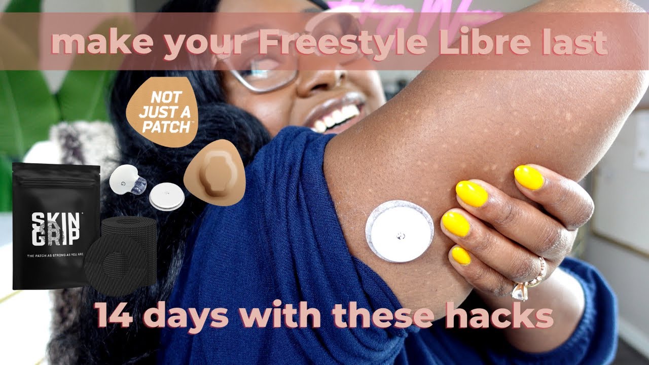 How to get your Freestyle Libre CGM sensor to stick for all 14 days | The Hangry Woman