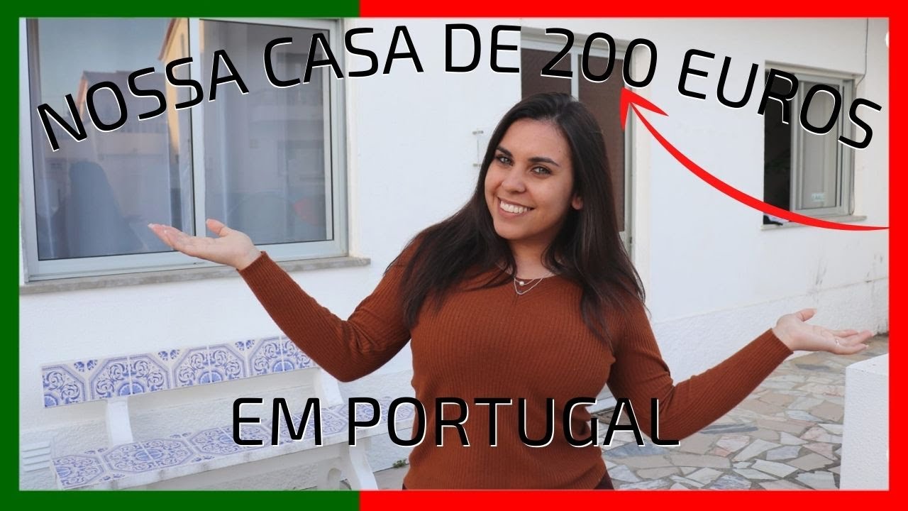 Tour por nossa casa em Portugal | Como é uma casa barata em Portugal?