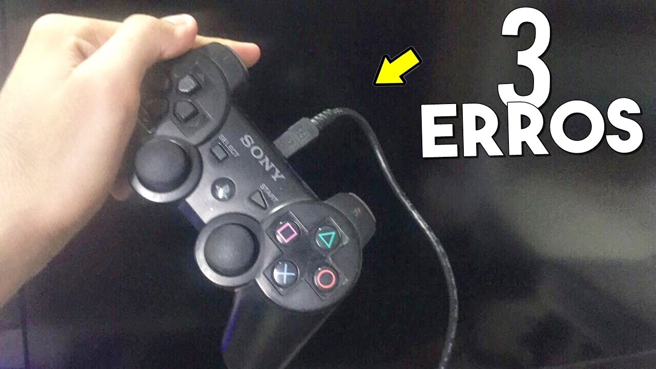 3 ERROS QUE VOCÊ COMETE no CONTROLE do PS3