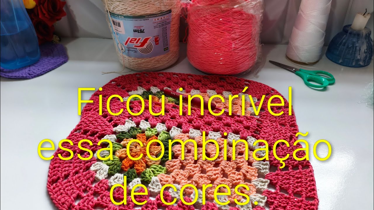 💥 Vlog Par de tapetes Modelo Oval Fácil Una Flor 🌹 .
