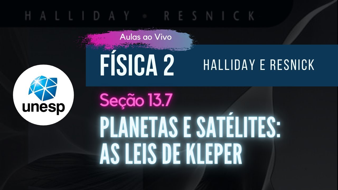 13.7 - Planetas e Satélites: As Leis de Kepler