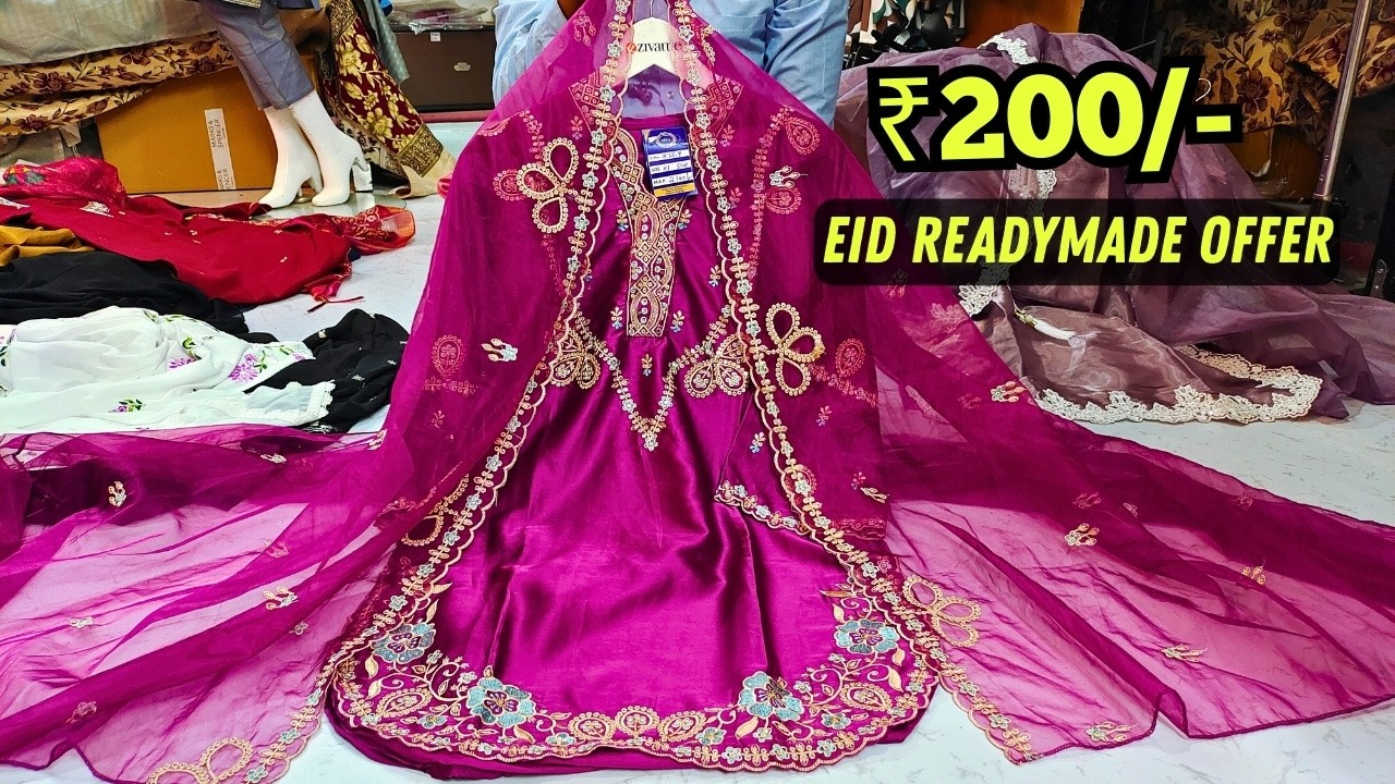 Readymade Suits ₹200/- EID OFFER! Pakistani Cotton Suits Hyderabad Shopping
