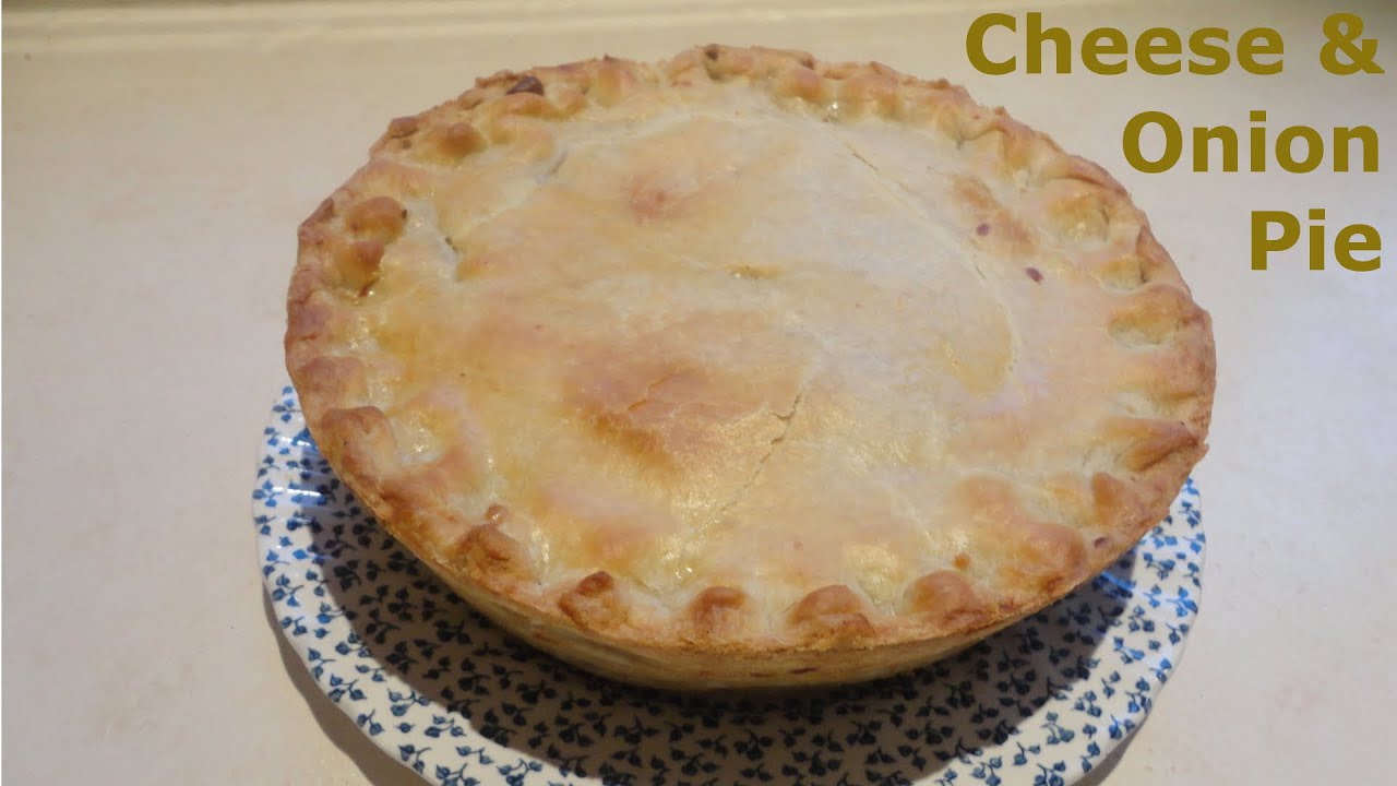 How to make a Cheese & Onion Pie  British Recipe