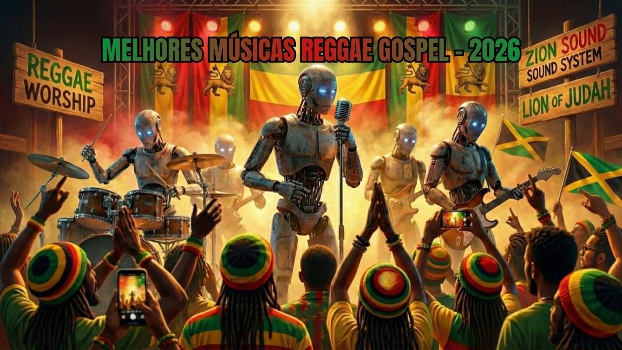 1 hora de Músicas de Reggae Gospel 2026