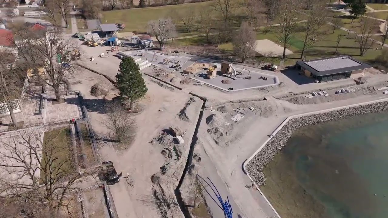 Baustelle Schwanenteich (März 2025)