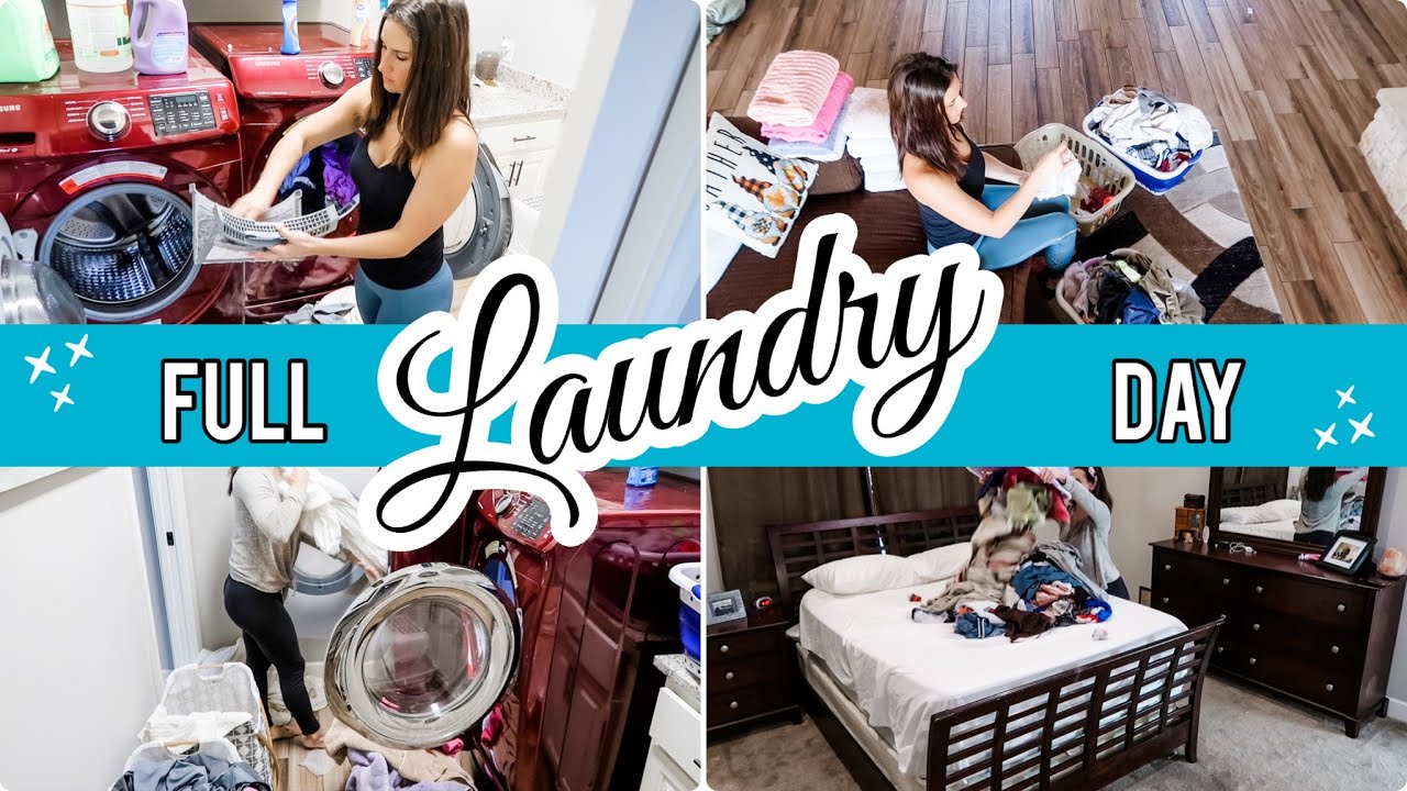 ULTIMATE LAUNDRY DAY 2020 || MOM OF 4 LAUNDRY ROUTINE || 🧺 Laundry Motivation || Speed Cleaning