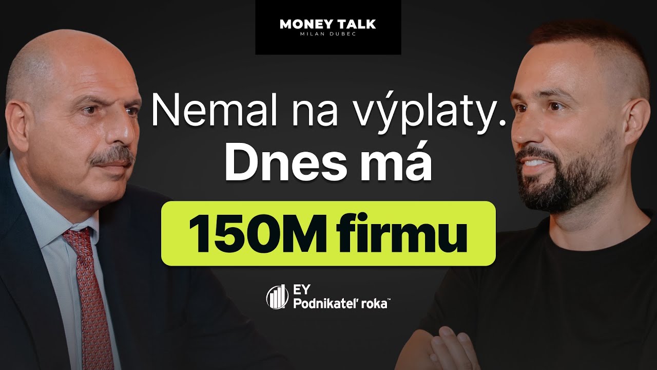 Nemal na výplaty, predal auto. Dnes má 150 miliónovú firmu - Money Talk 75 s Arturom Gevorkyanom
