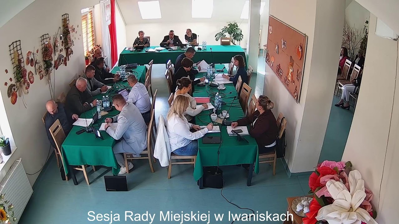 Urząd Miasta i Gminy Iwaniska - transmisja sesji Rady Miejskiej 18 IX 2025