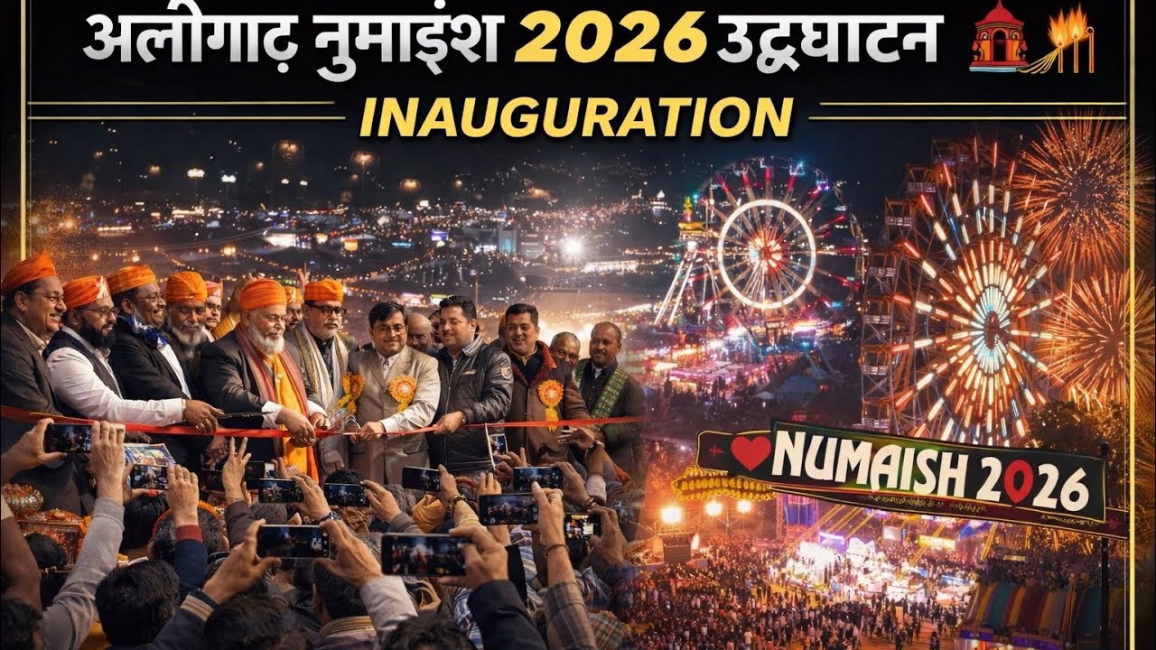 Aligarh Numaish 2026 Grand Inauguration 🎉 | Full Opening Ceremony & First Look
