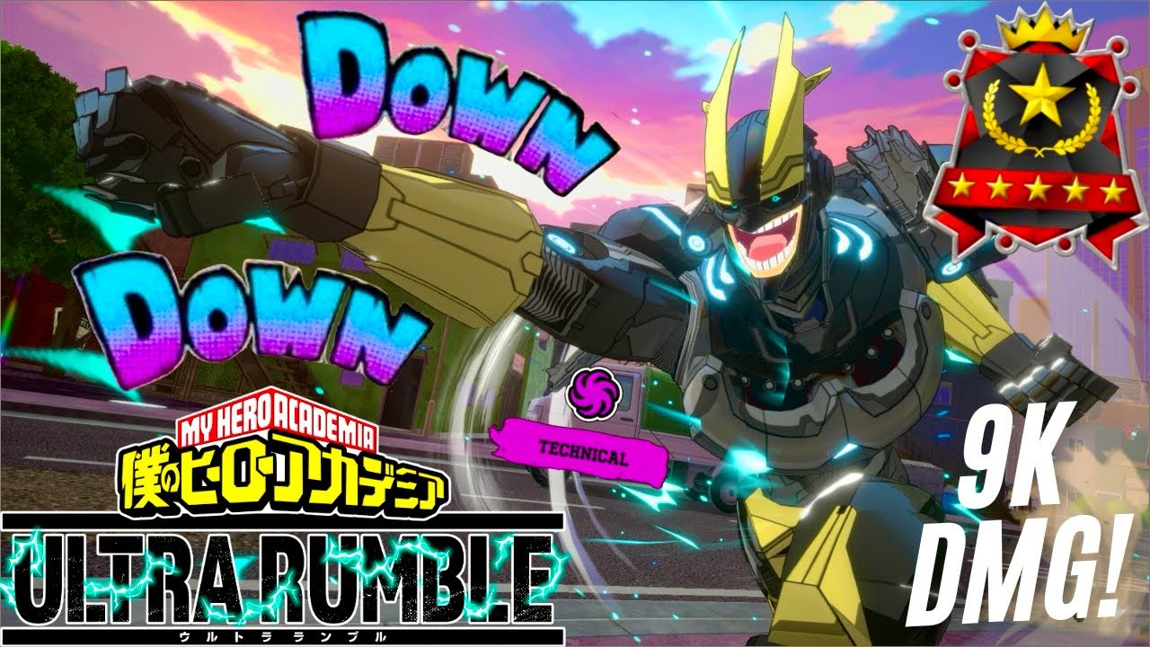 This Is Armored All Might POST-NERF In My Hero Ultra Rumble!(9,000 Damage)