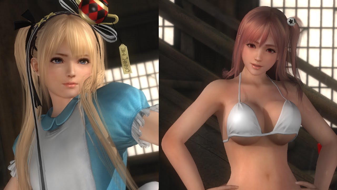 DOA5LR Marie Rose (Halloween 2015) VS Honoka (Premier Sexy)