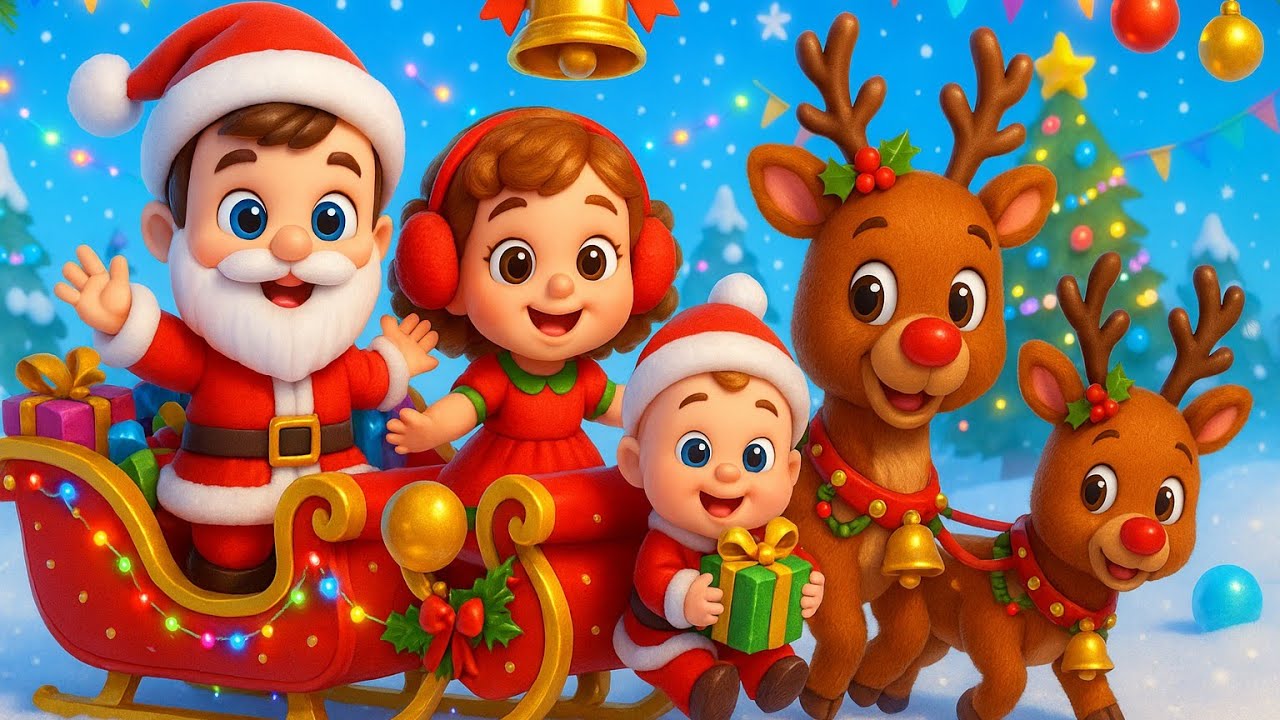 «Jingle Bells» и другие 5 лучших рождественских песен в попурри 🎅❄️🎄 | KidssVenture - Детские сти...