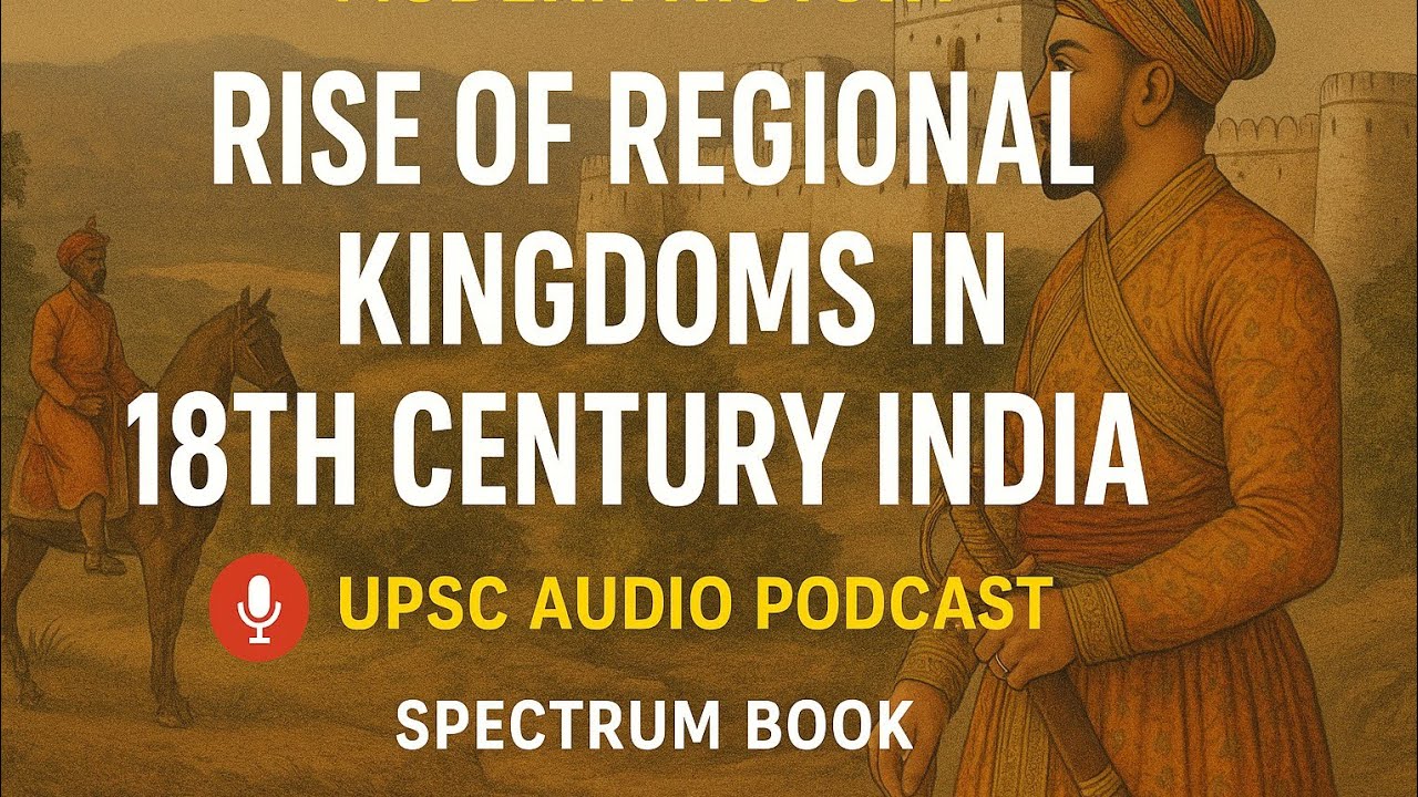 Rise of Regional Kingdoms Explained | 18th Century India | UPSC Modern History Audio Podcast Hindi