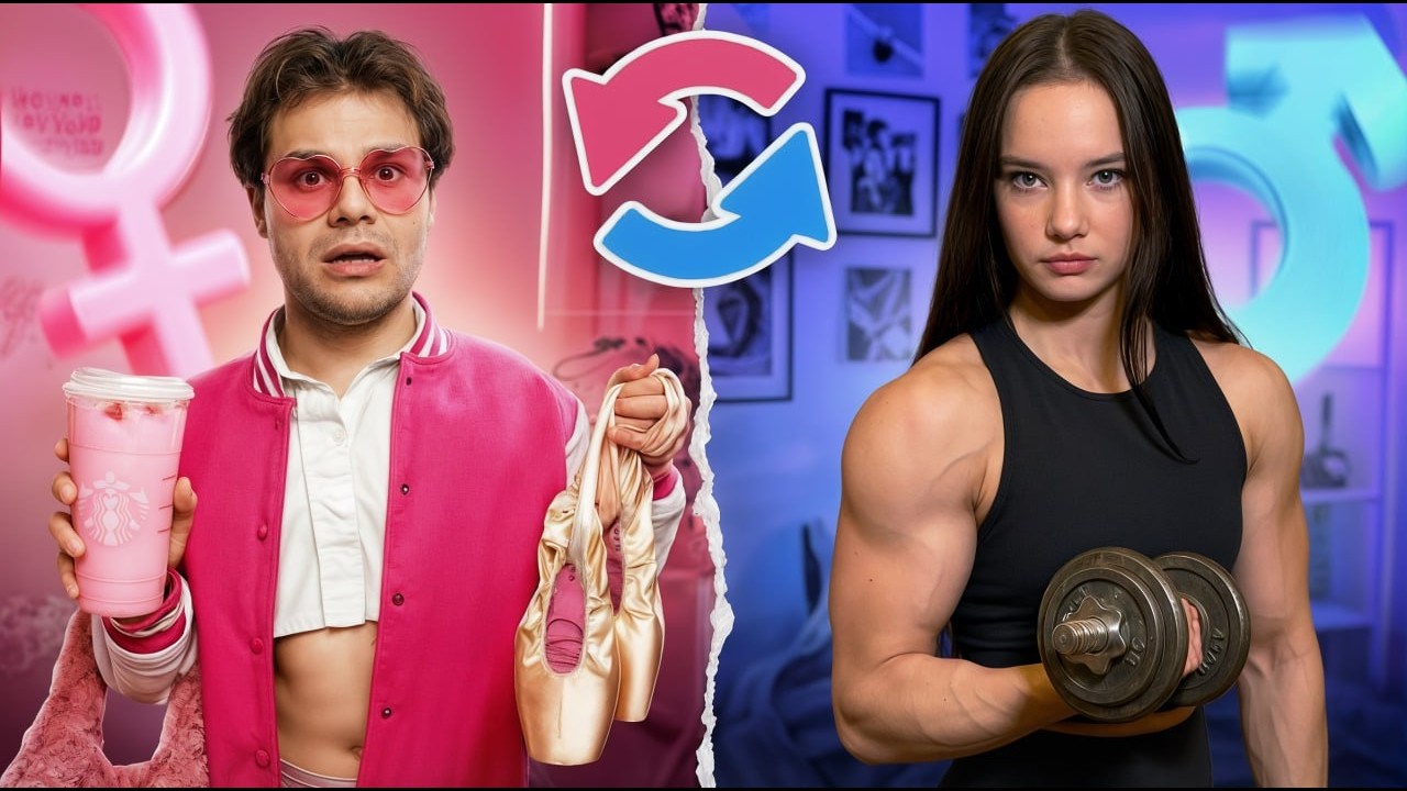 МАЛЬЧИК И ДЕВОЧКА - ПОМЕНЯЛИСЬ ТЕЛАМИ !