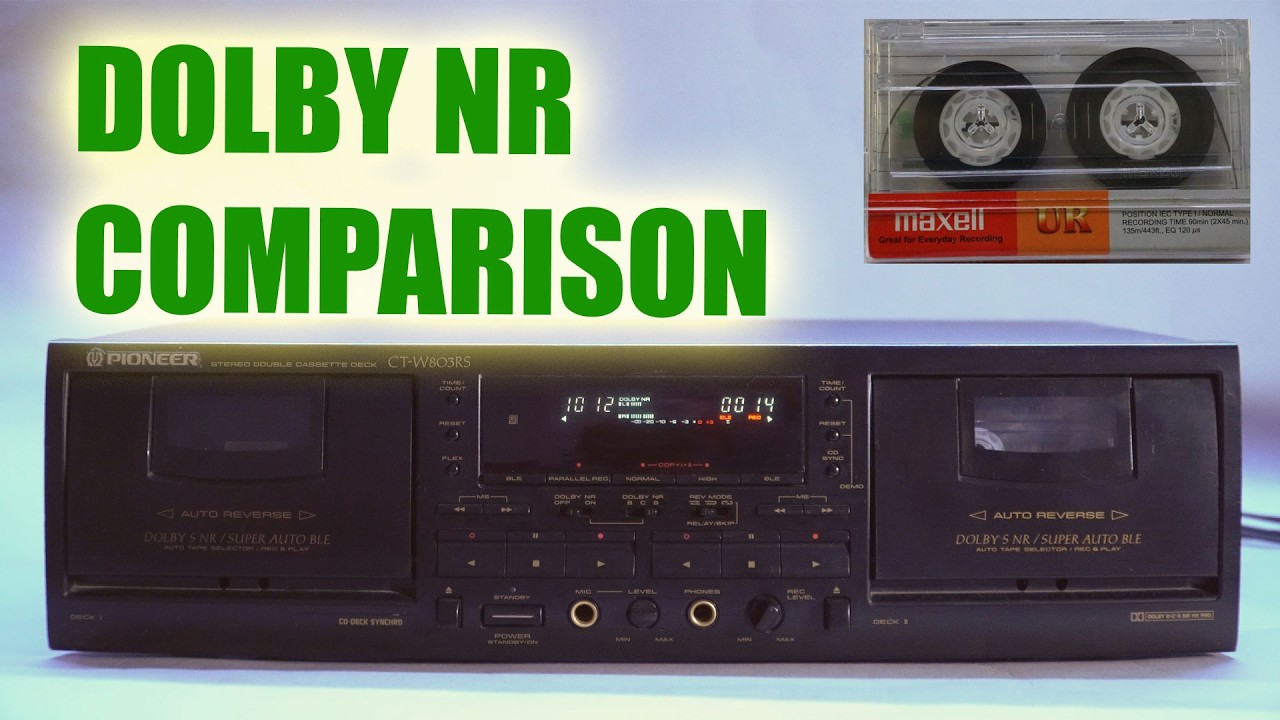 Dolby B, C and S noise reduction test - Pioneer CT-W803RS