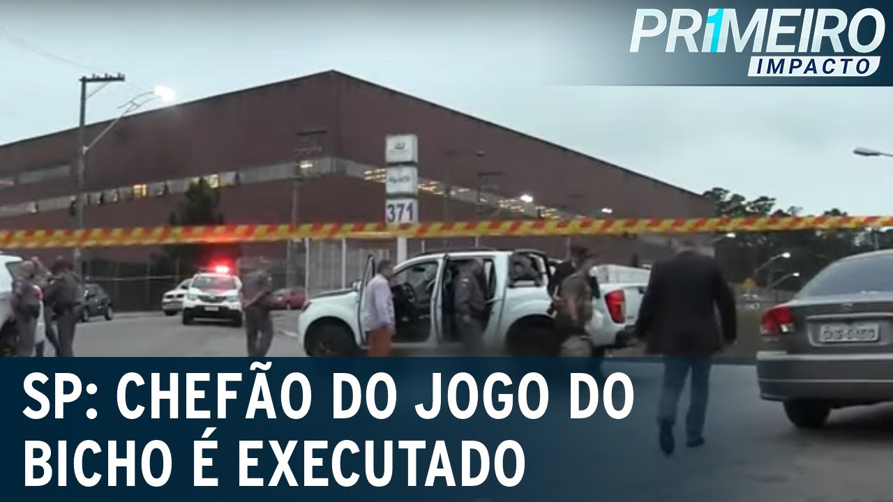 Considerado chefe do jogo do bicho em SP &eacute; executado a tiros | Primeiro Impacto (17/09/21)