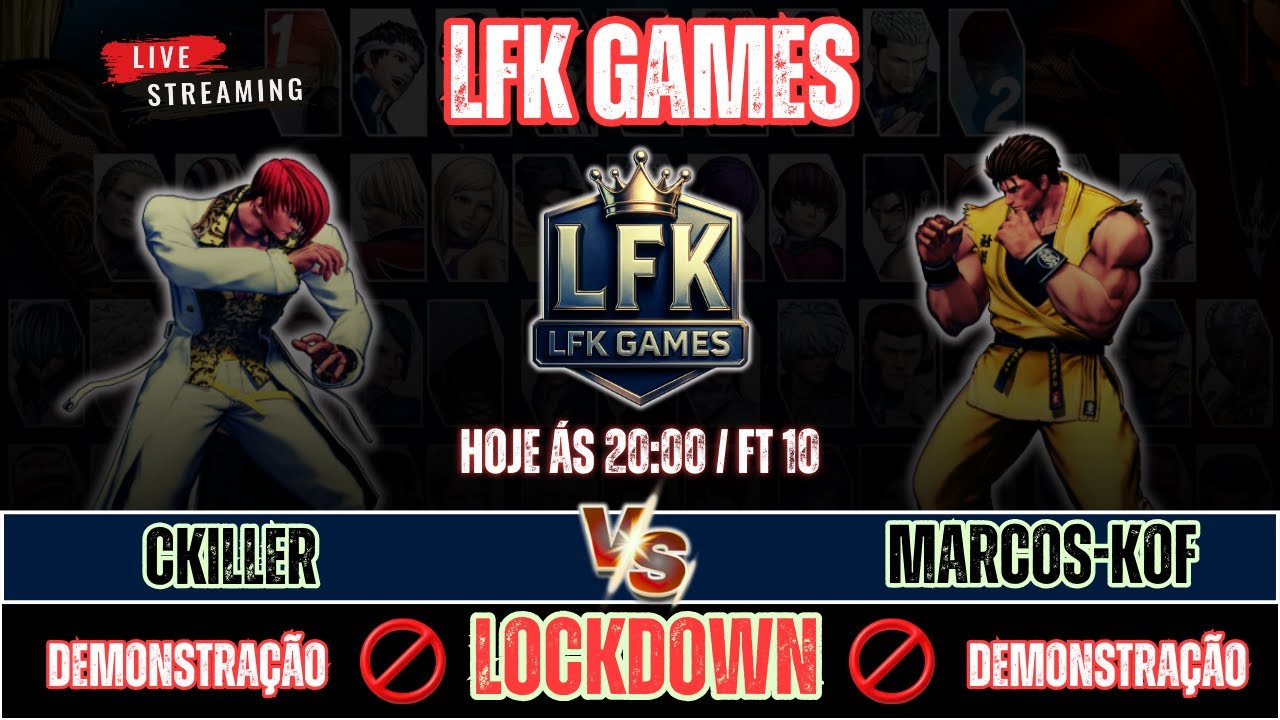 ⭕ KOF XV |  LOCKDOWN #3 | MARCOS-KOF 🆚 CKILLER | FT10