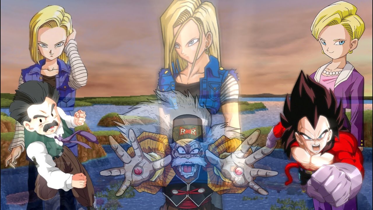 【超18号編】二人の18号が合体！もしもドラゴンボールGTの主役がべジータだったら2【ドラゴンボールMAD】