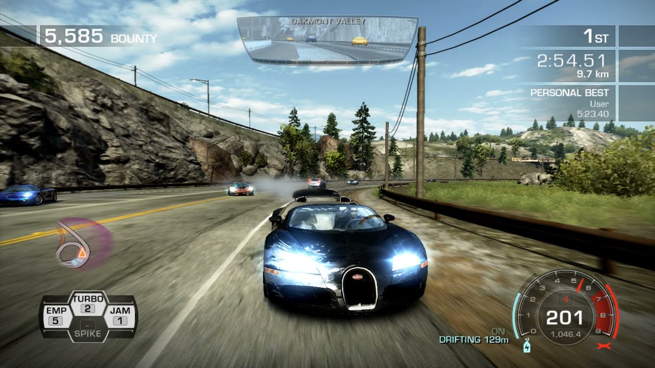 Need For Speed Hot Pursuit 2010 | Highway Battle | Bugatti Veyron |Best Police Chase.