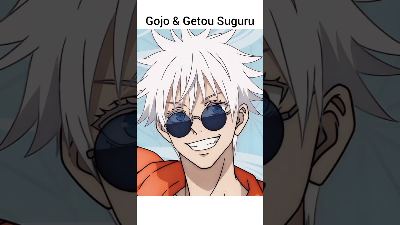 Gojo with Getou Suguru #gojo #getousuguru #gojogeto #animationshorts #trendinganime #shorts #naruto