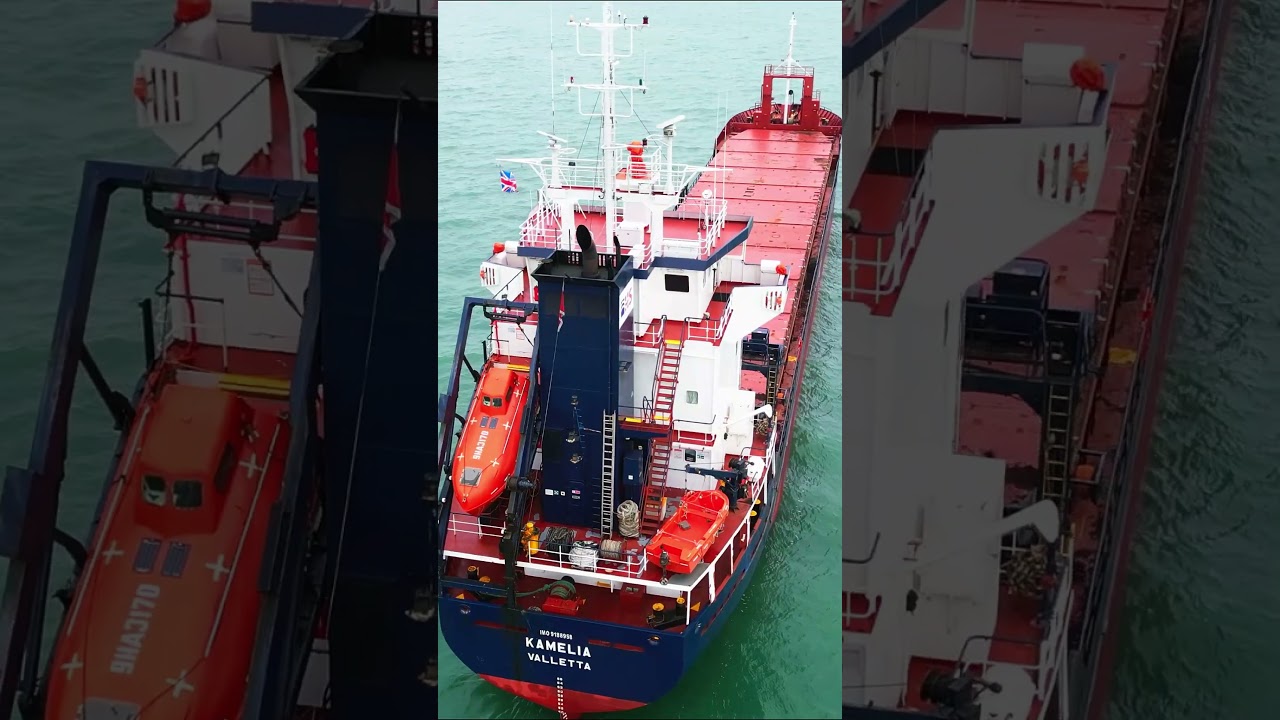 🎥 HAPPY SHIP CAPTAIN WAVES! 🚢🌊 #ship  #shipspotter  #merchantships #shipspotting #bulkcarrier #lgcio
