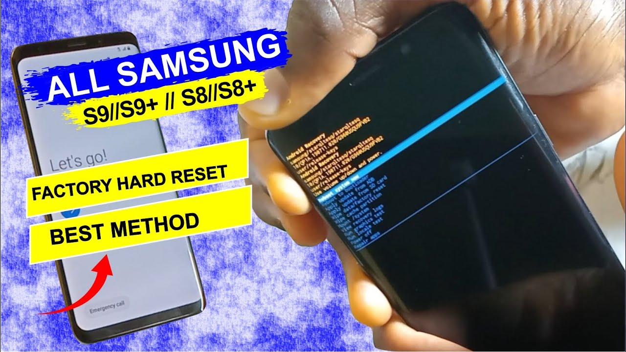 How to Factory Hard Reset every Samsung S8/S8 Plus/S9/S9 Plus  📲 Easy Method 2025 🔥