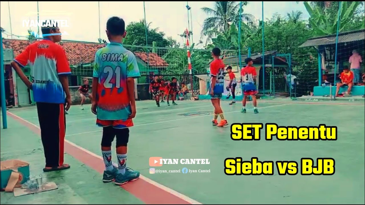 Set 3 makin memanas antara kedua tim penonton makin heboh.