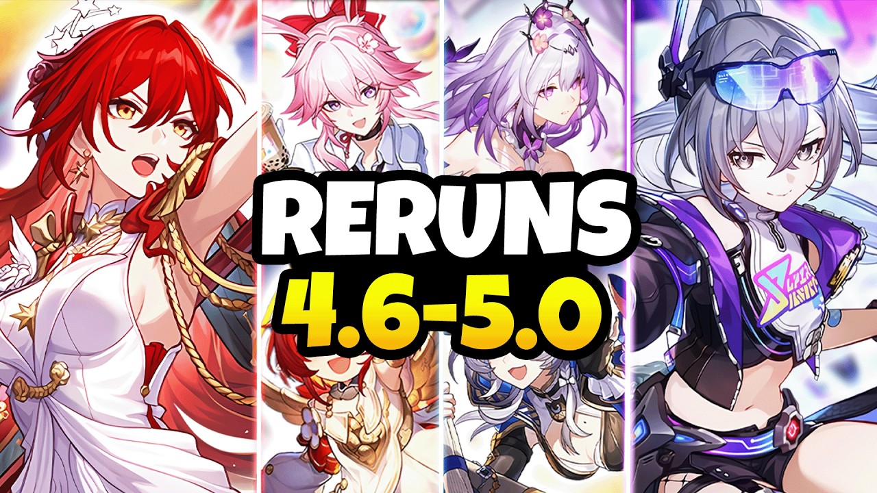 NEW UPDATE! RERUN CHARACTER BANNER ROADMAP FOR 4.6-5.0 | SW 999, Himeko & MORE - Honkai: Star Rail