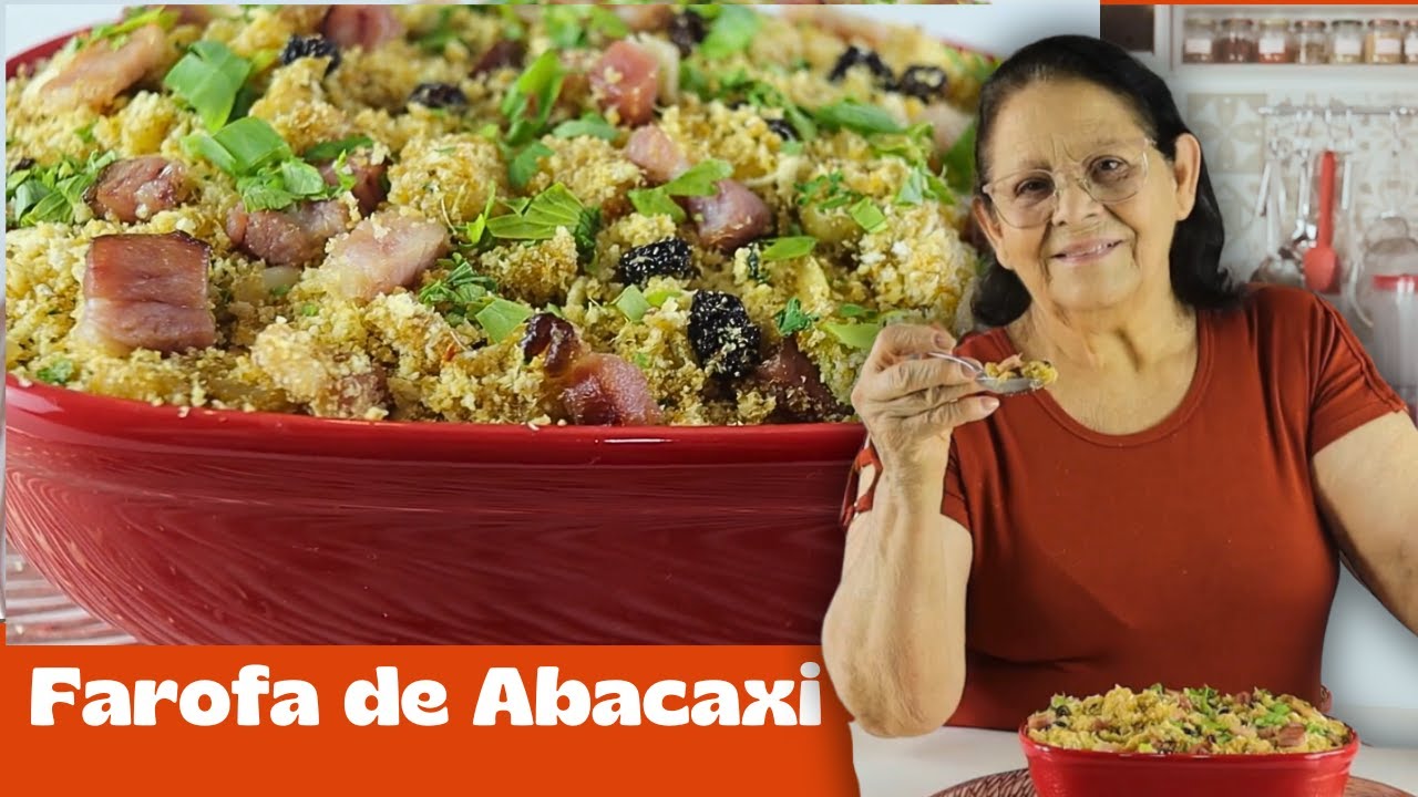 FAROFA DE ABACAXI E BACON | PERFEITA  PARA A CEIA DE ANO NOVO. 🍍🥓✨