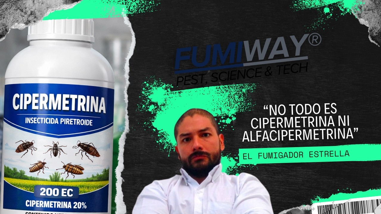 T6, E2 No todo es cipermetrina, ni alfacipermetrina #fumigadorestrella #fumigaciones #plagascero