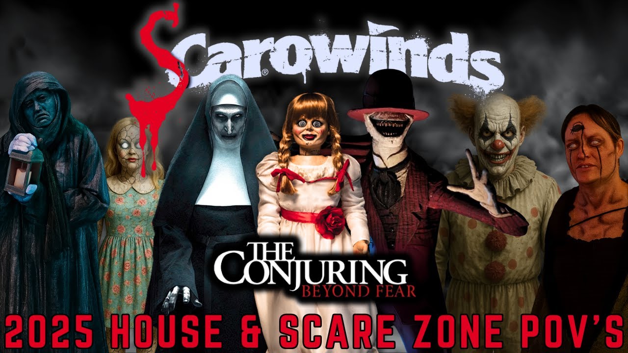 SCarowinds 2025 Tour & Review: POV of The Conjuring Beyond FEAR | PLUS: Maxes & Scare Zones | 2025