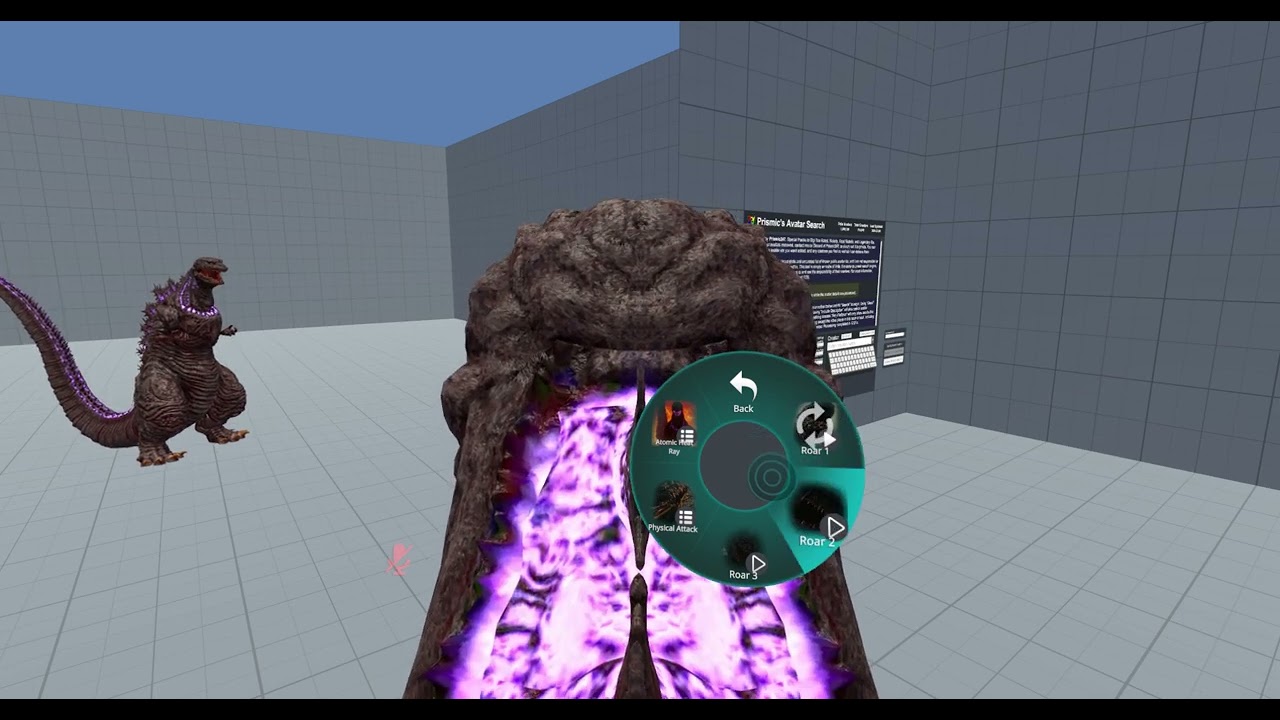 Godzilla avatars in vrchat pc only