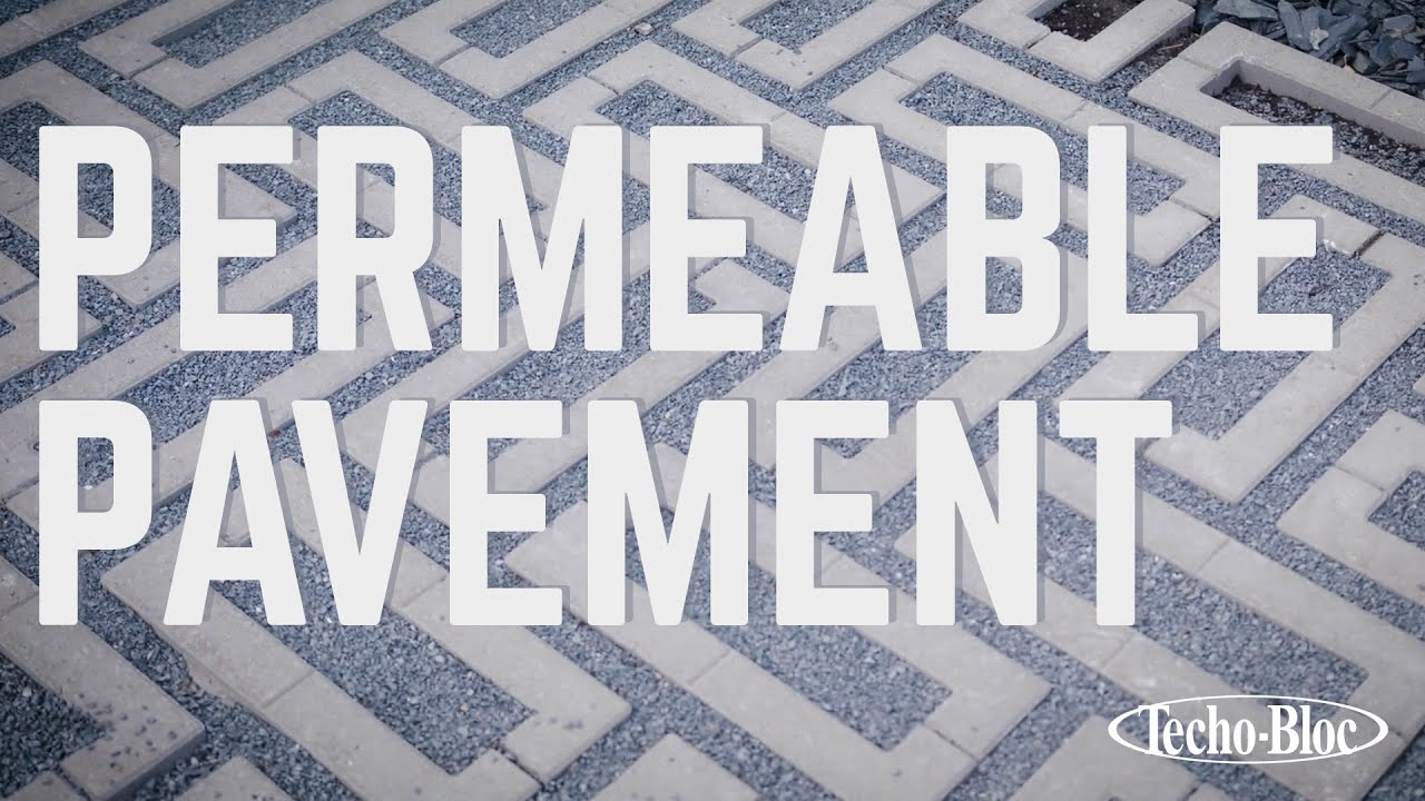How to Build a Permeable Pavement with a Porous Concrete Overlay