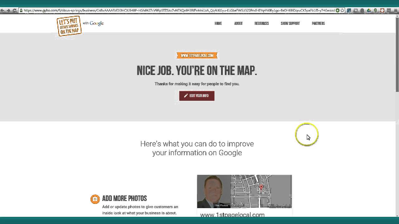 Google GYBO Get Your Business Online promotion