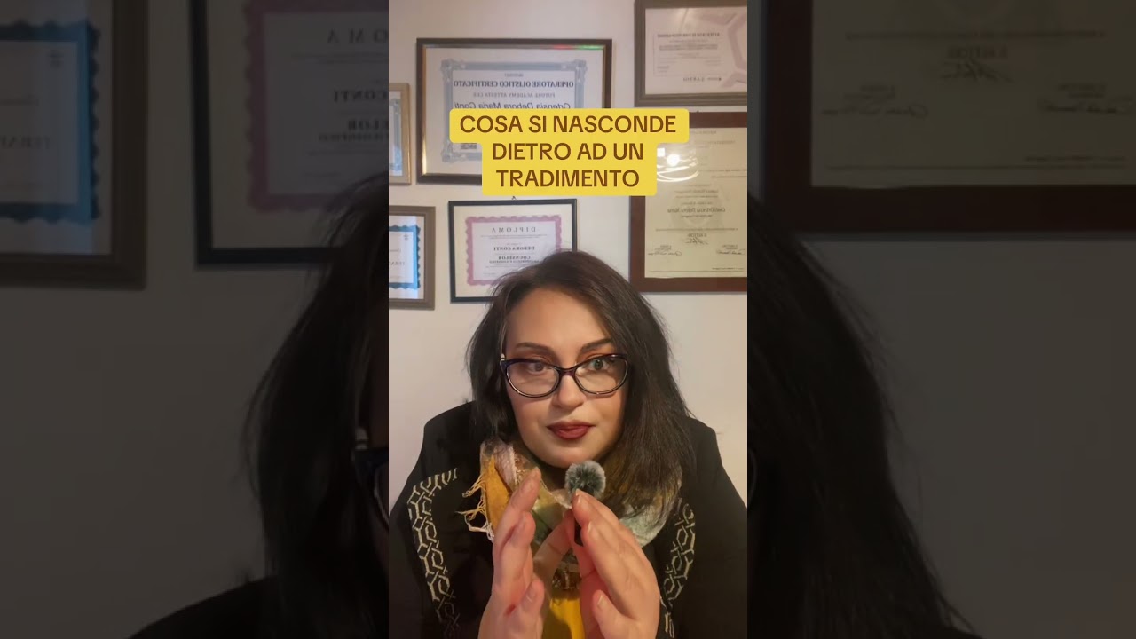 COSA PUO' NASCONDERE IL TRADIMENTO #psicologia #perte #fyp