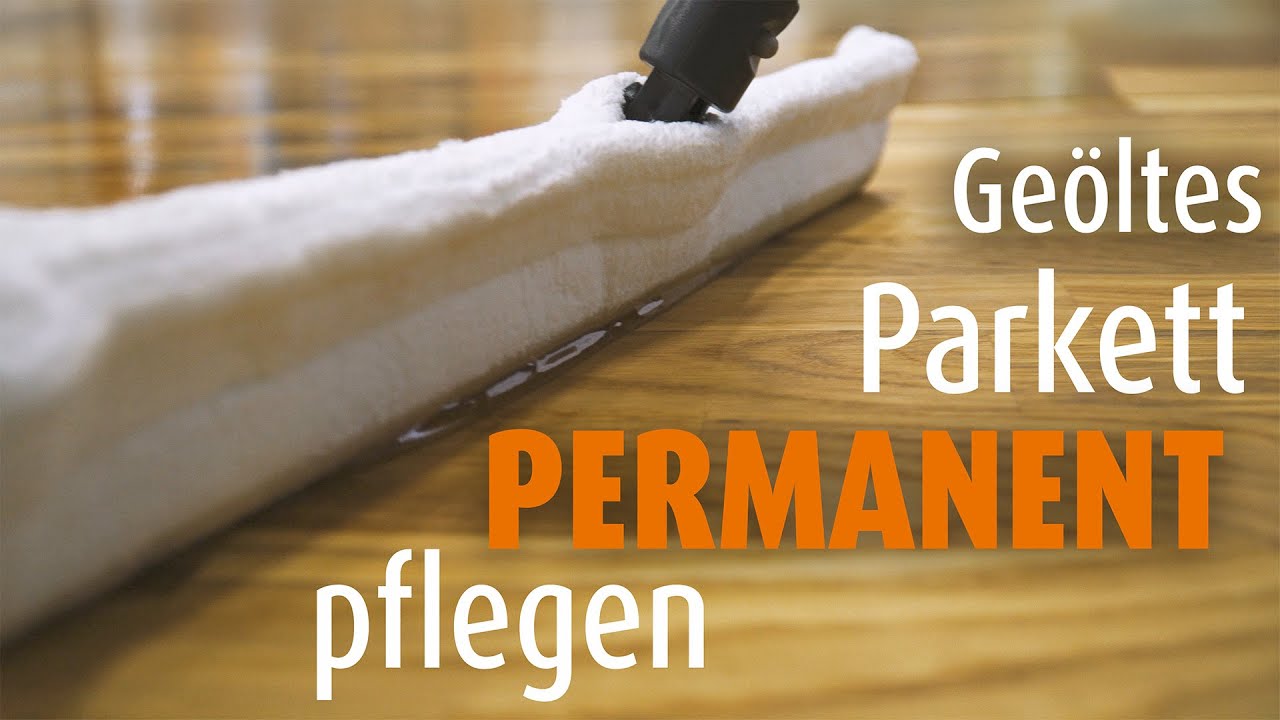 Geölte Holzoberflächen permanent pflegen | LOBA Permanent OilCare